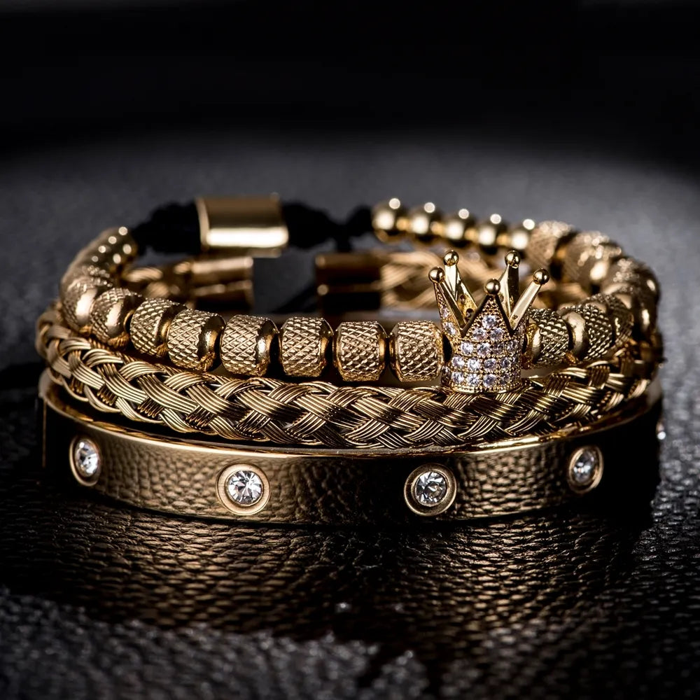 Diamond Roman Bracelets